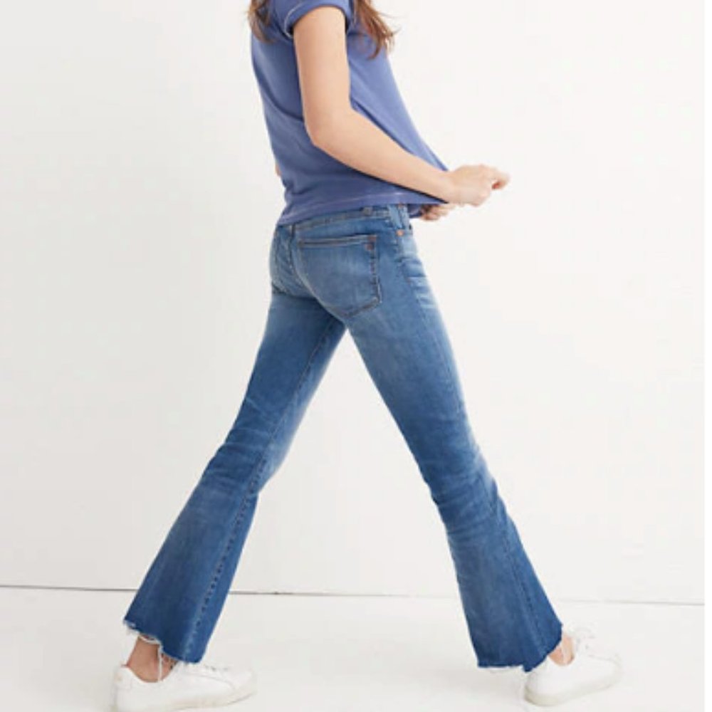 Cali Demi-Boot Jeans: Destructed-Hem Edition
